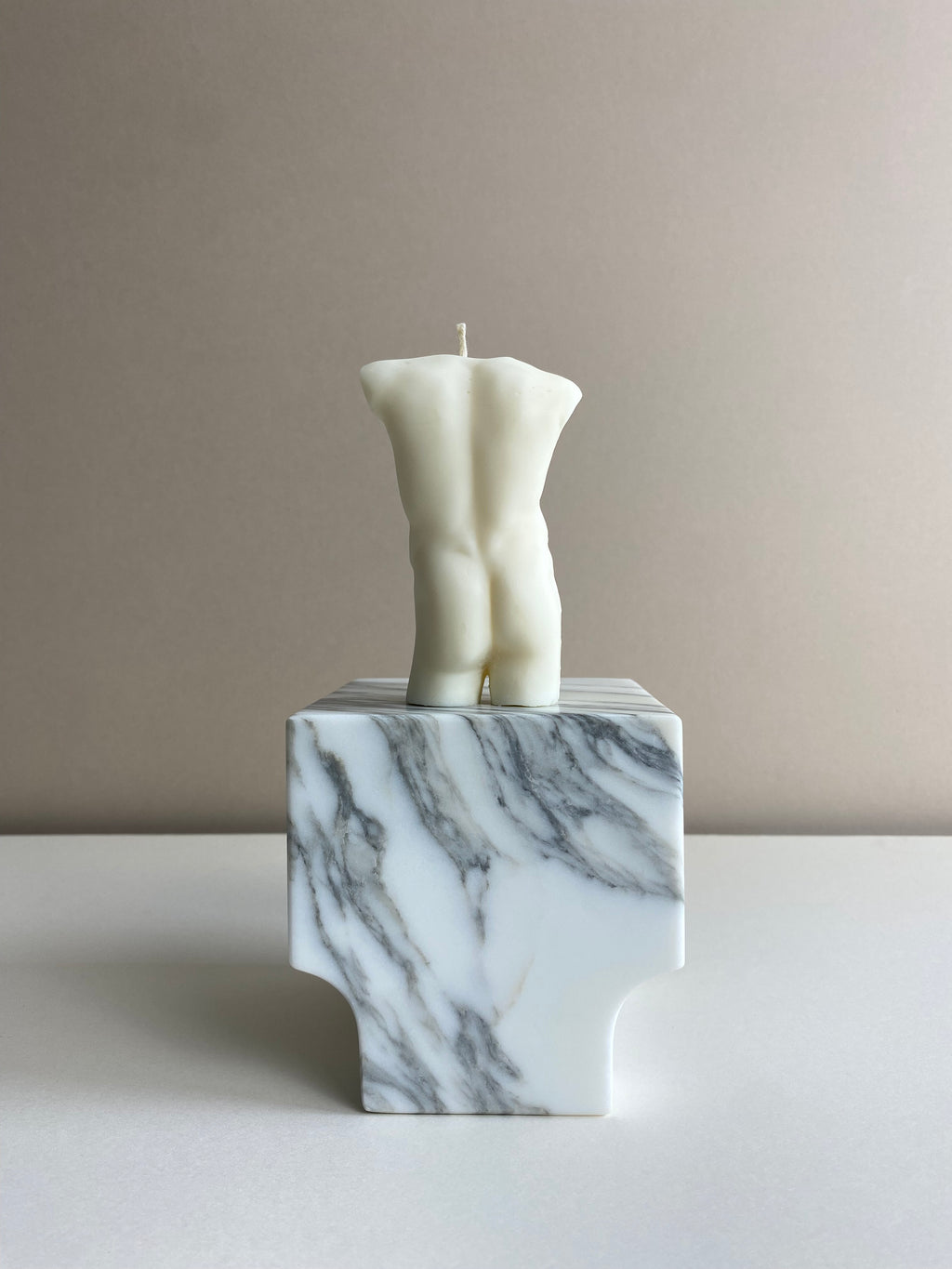 Male Torso Candle