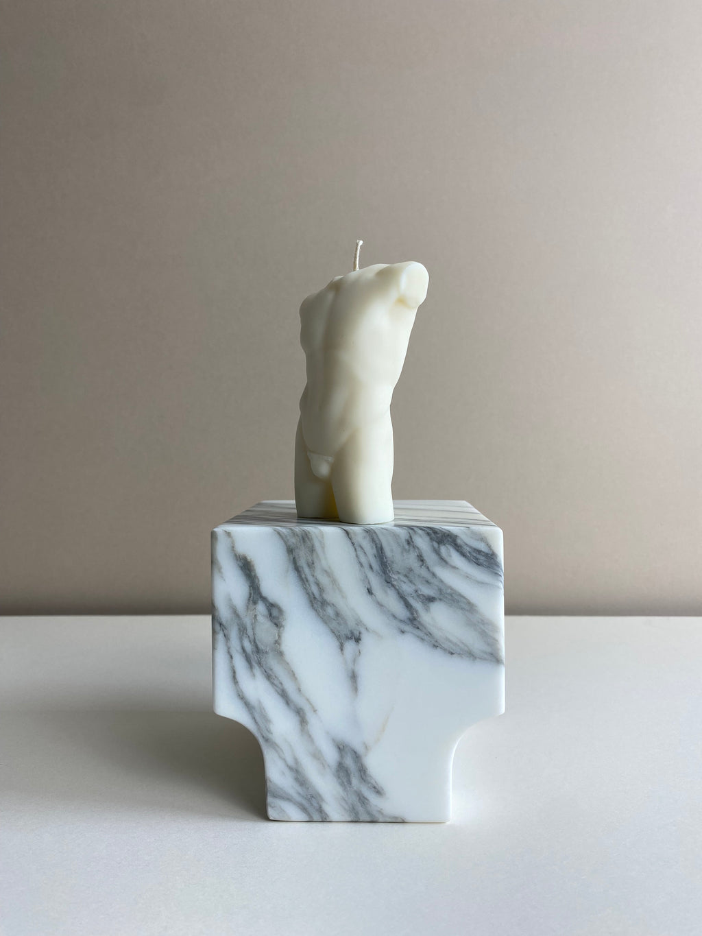 Male Torso Candle