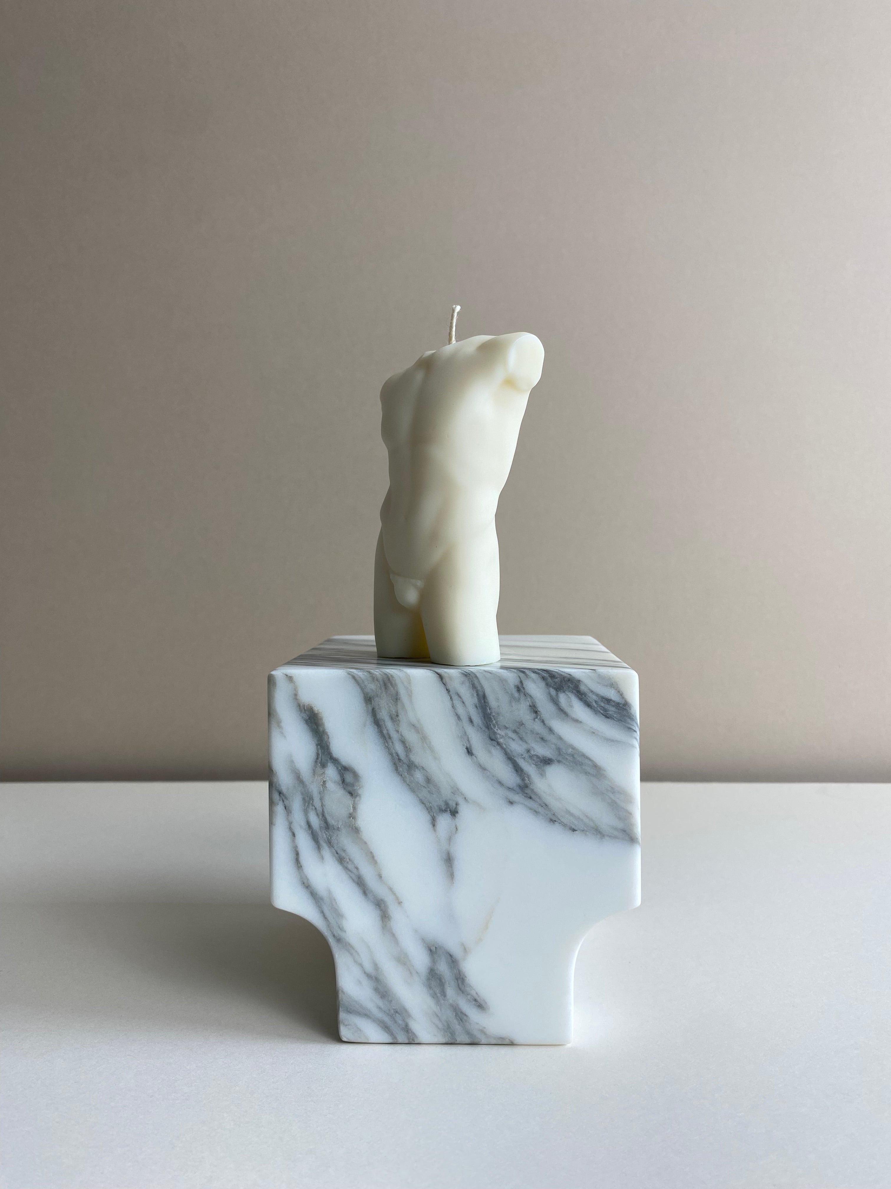 Male Torso Candle