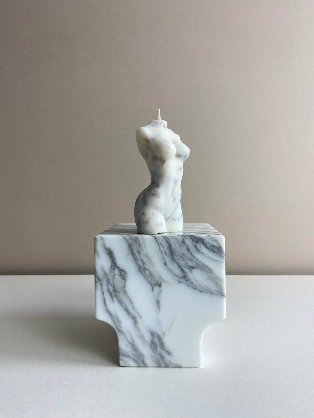 Damascus Rose Female Torso Candle