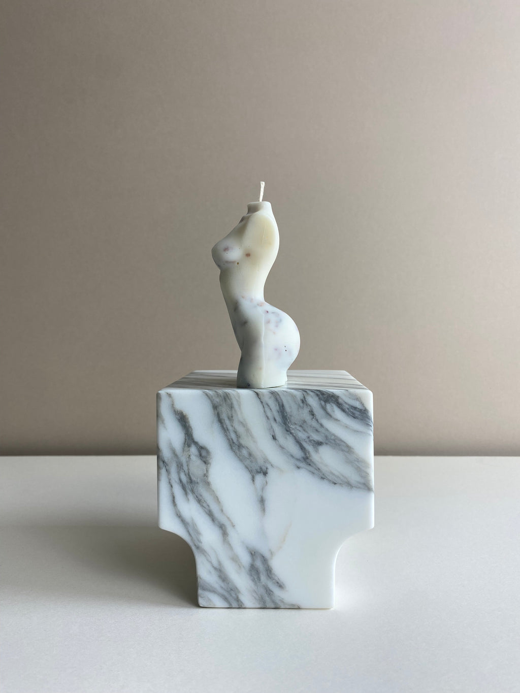 Damascus Rose Female Torso Candle