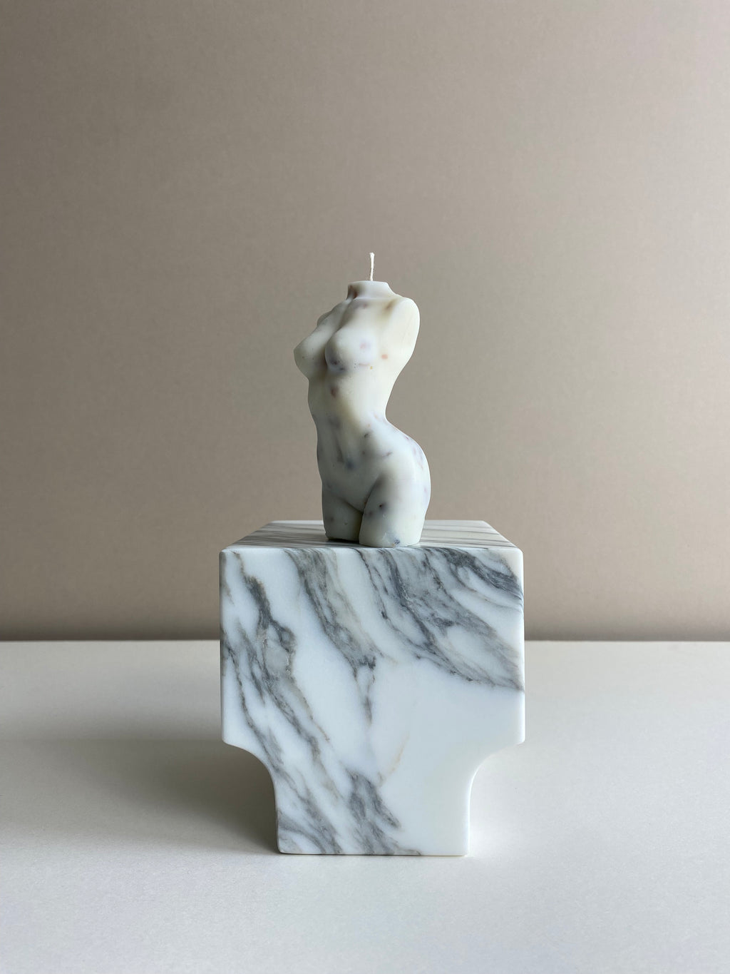 Damascus Rose Female Torso Candle