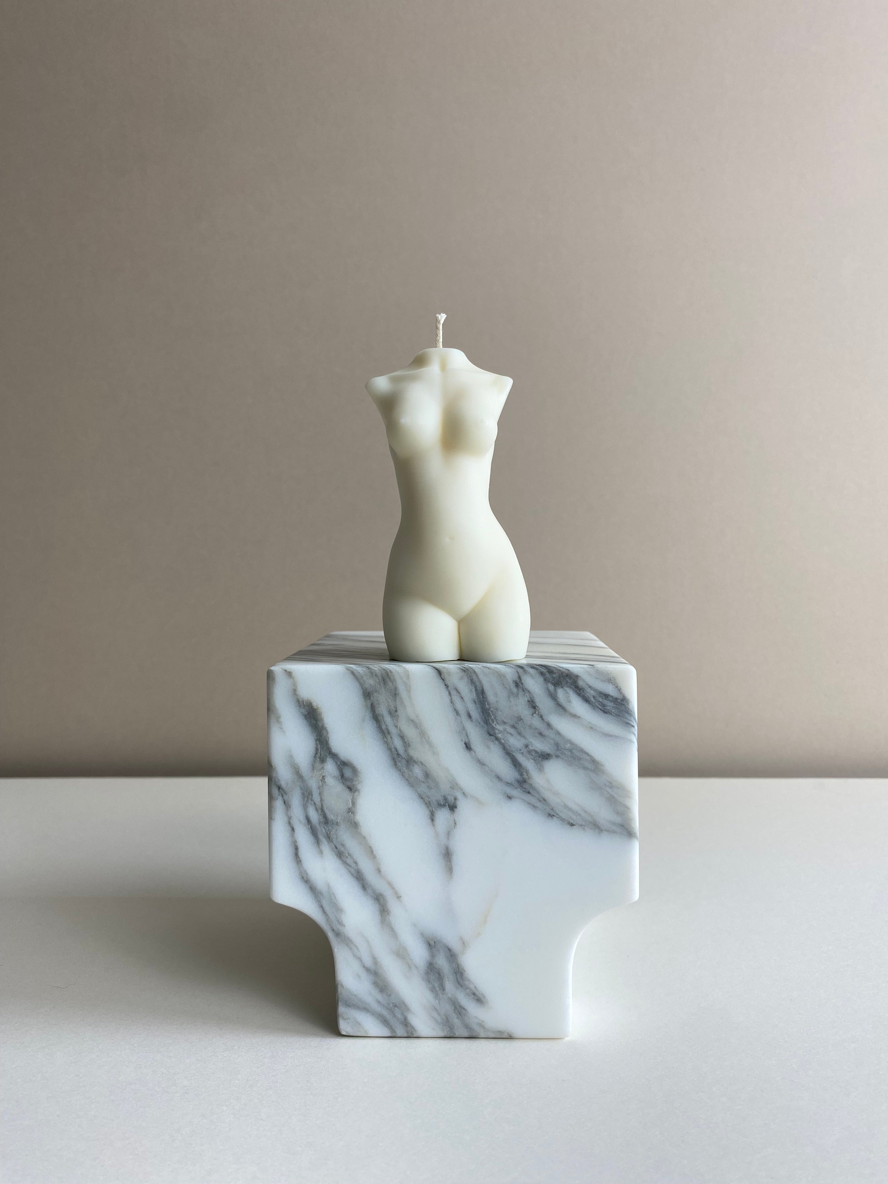 Pregnant Lady Torso Candle