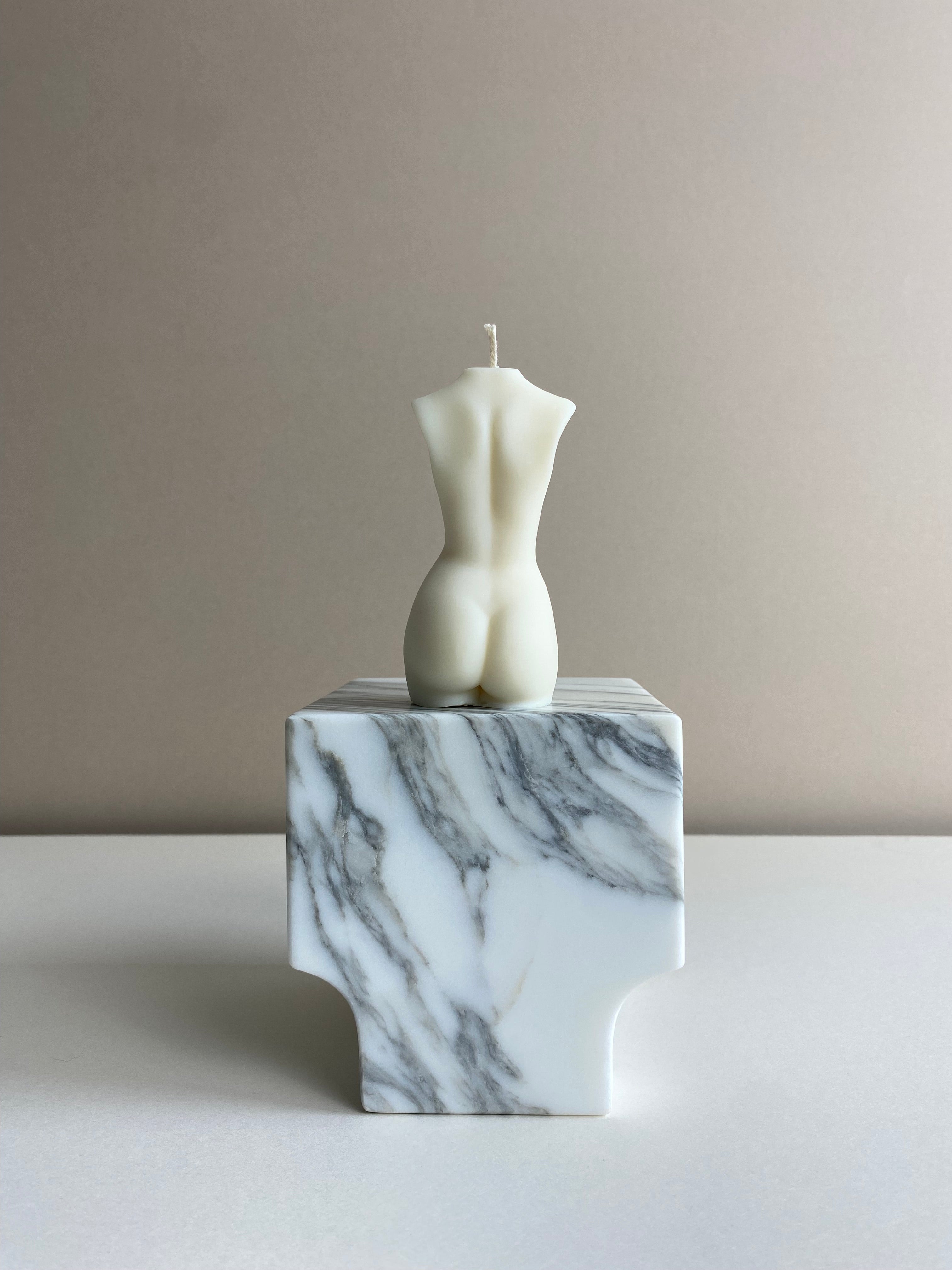 Pregnant Lady Torso Candle