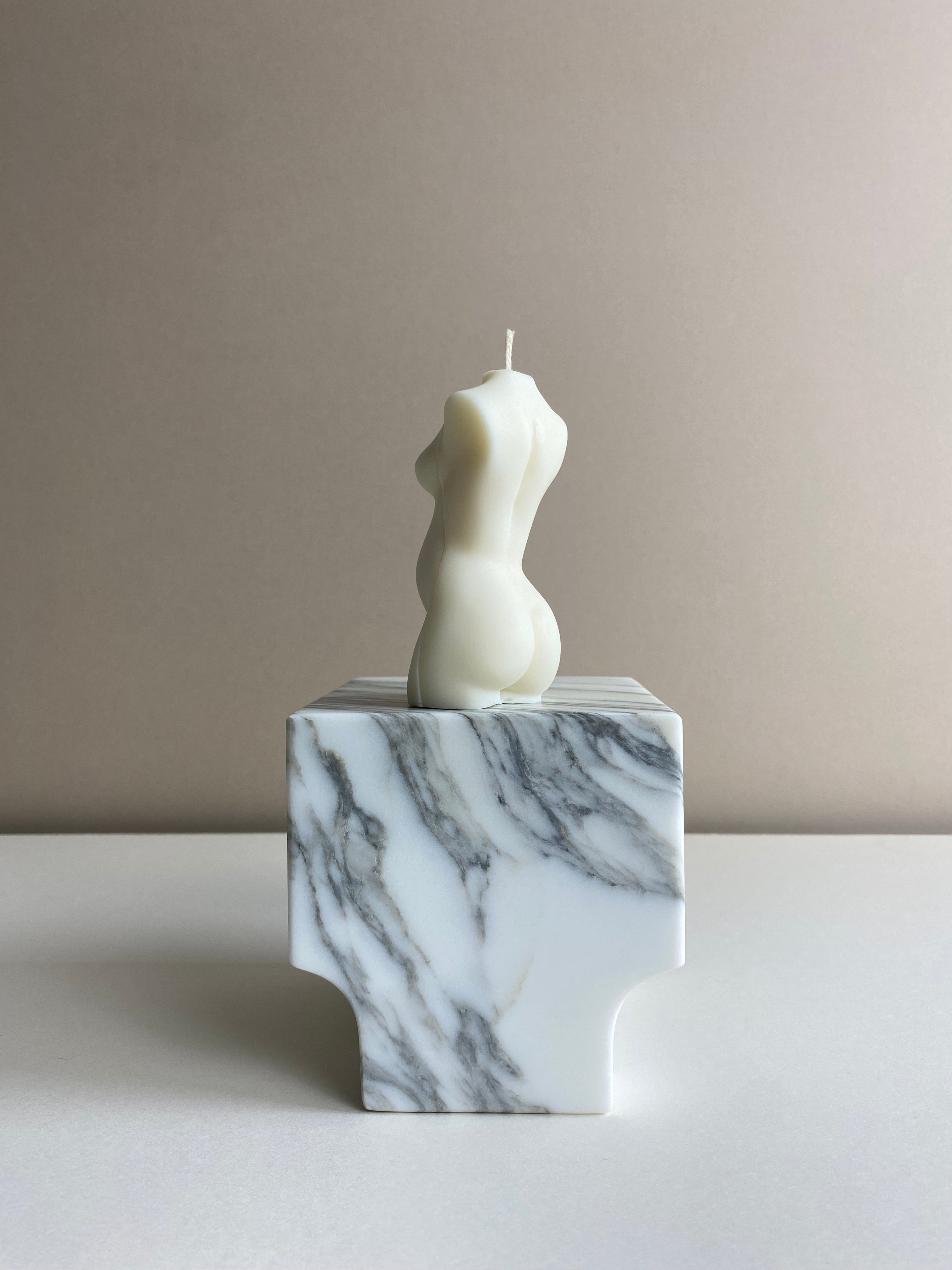 Pregnant Lady Torso Candle