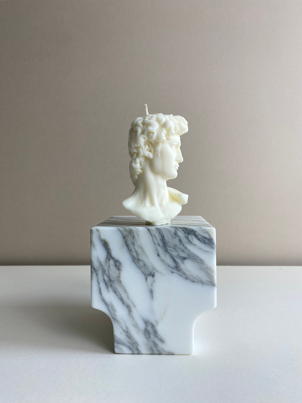 David Bust Candle