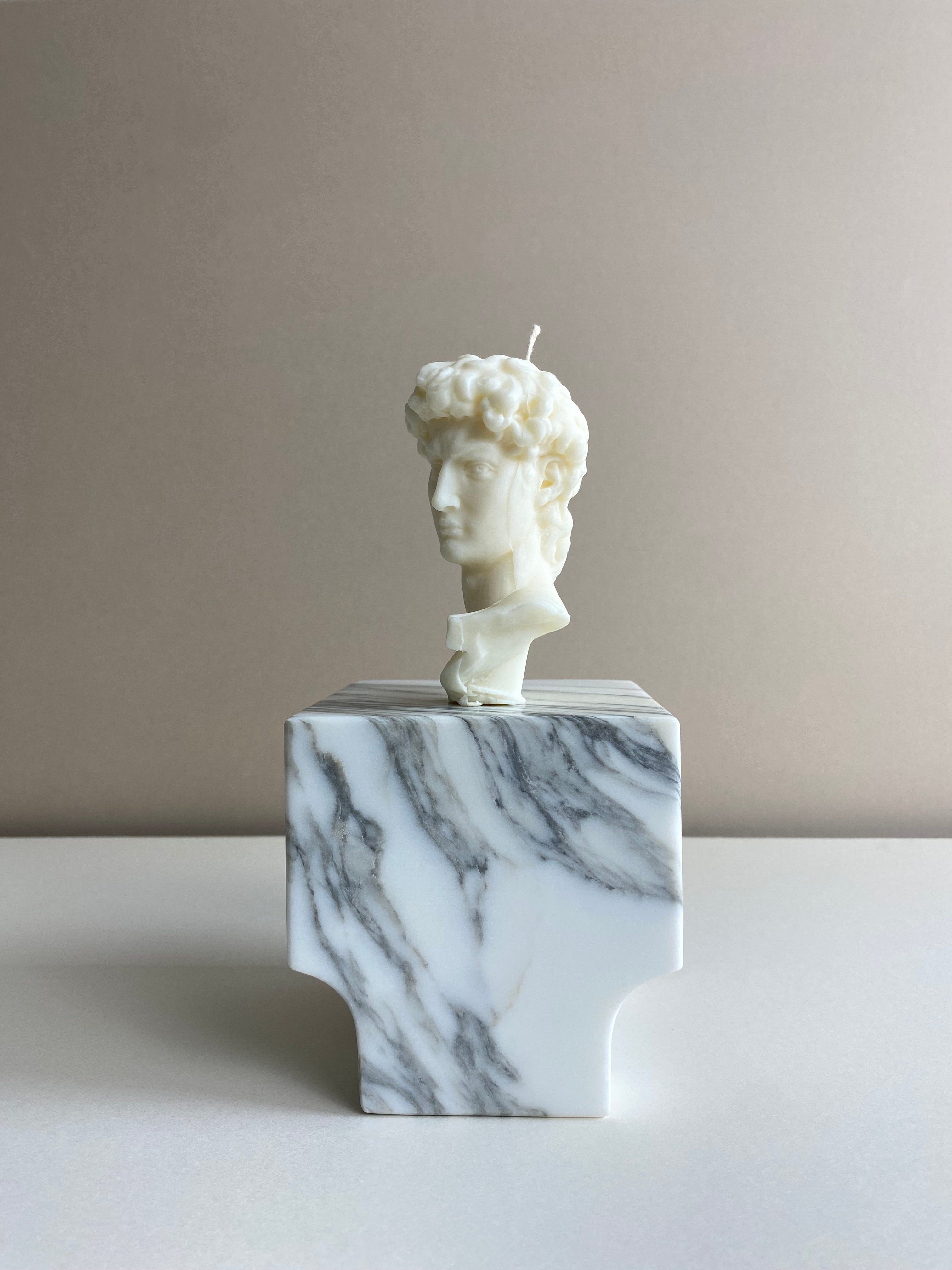 David Bust Candle