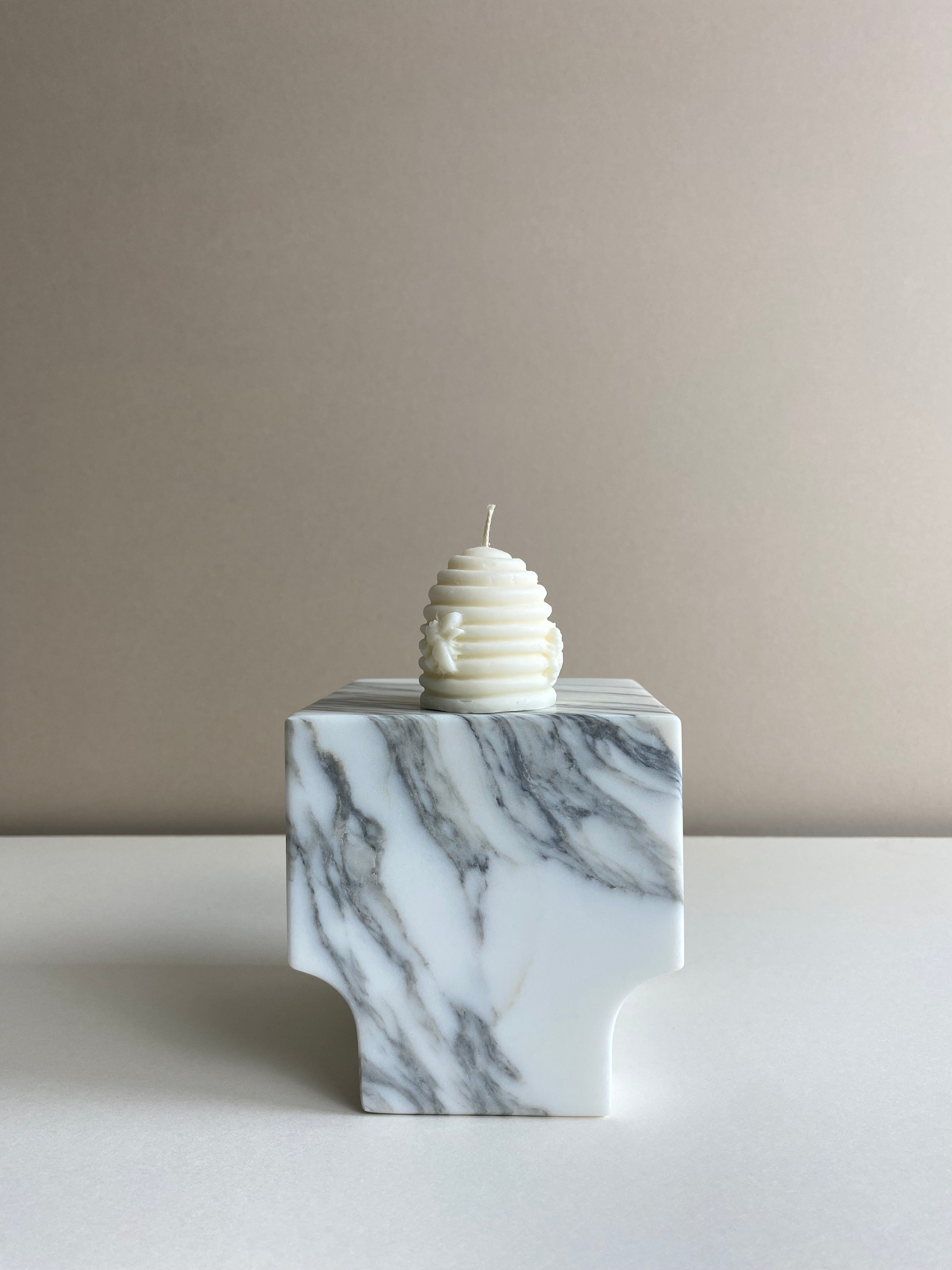 Atelier Ethos Beehive Candle Delicately sculpted, a candle in natural soy wax capturing artisanal charm and elegance. Sustainable, luxurious, with 10% of profits supporting charity. £5.00