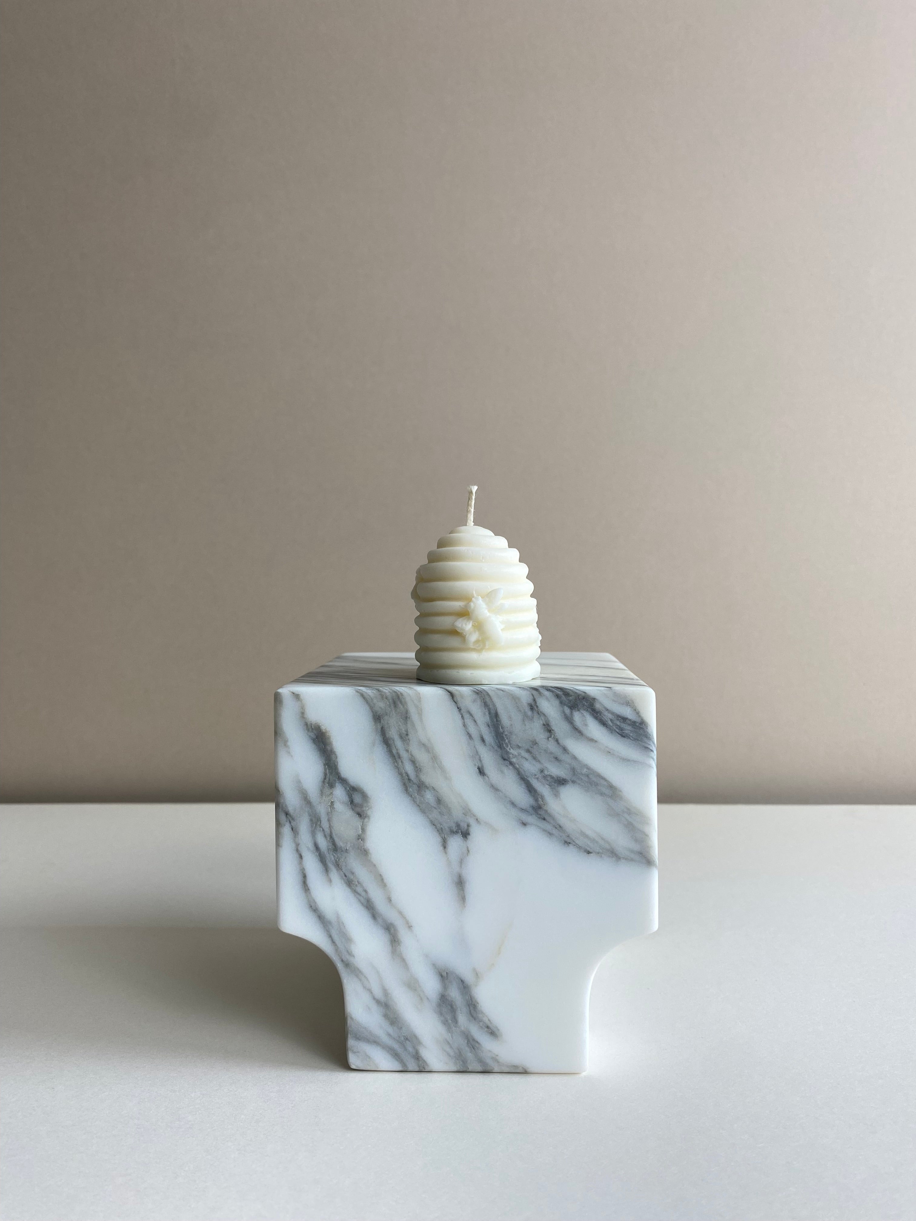 Atelier Ethos Beehive Candle Delicately sculpted, a candle in natural soy wax capturing artisanal charm and elegance. Sustainable, luxurious, with 10% of profits supporting charity. £5.00