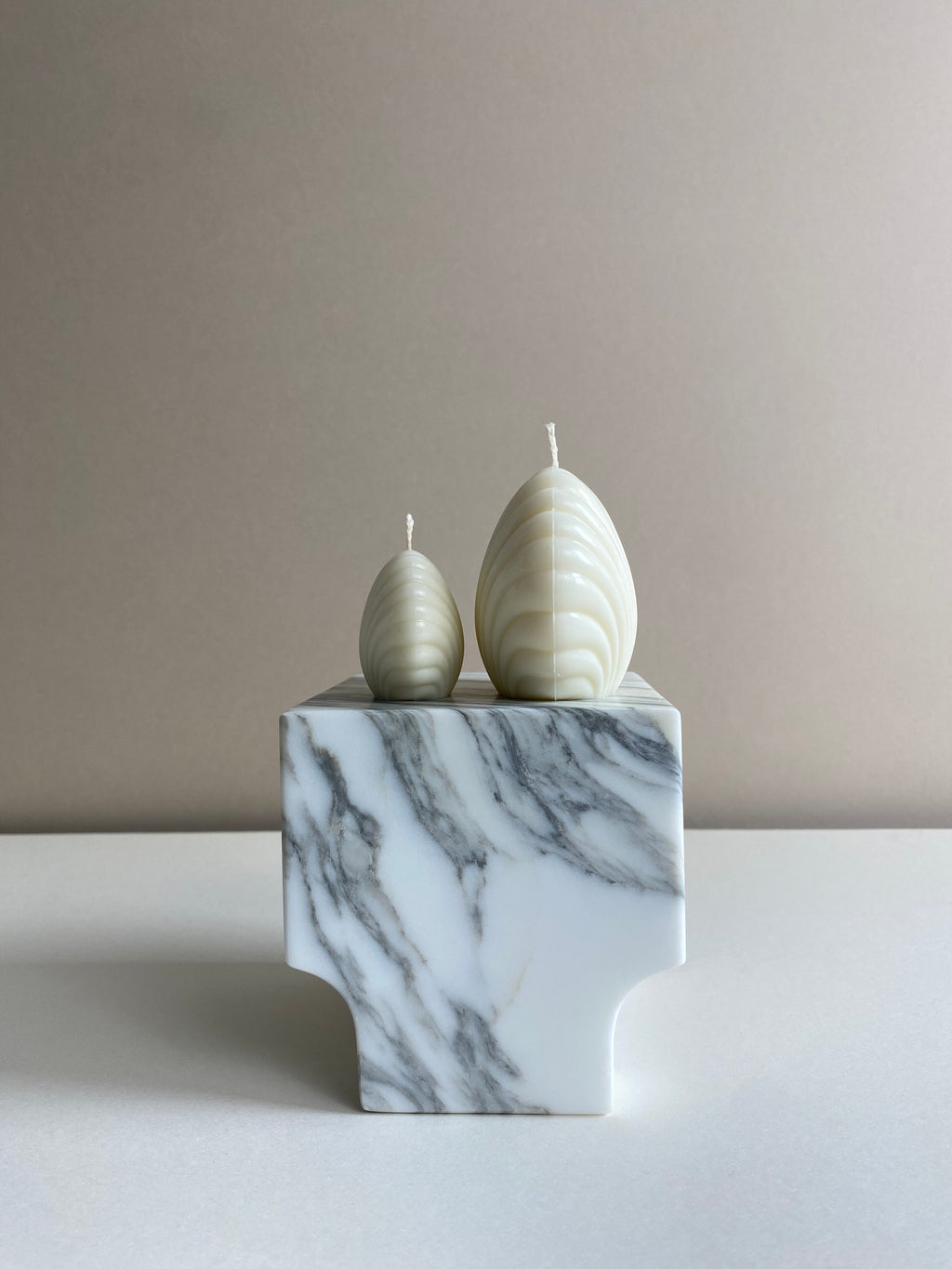 Large Seashell Candle