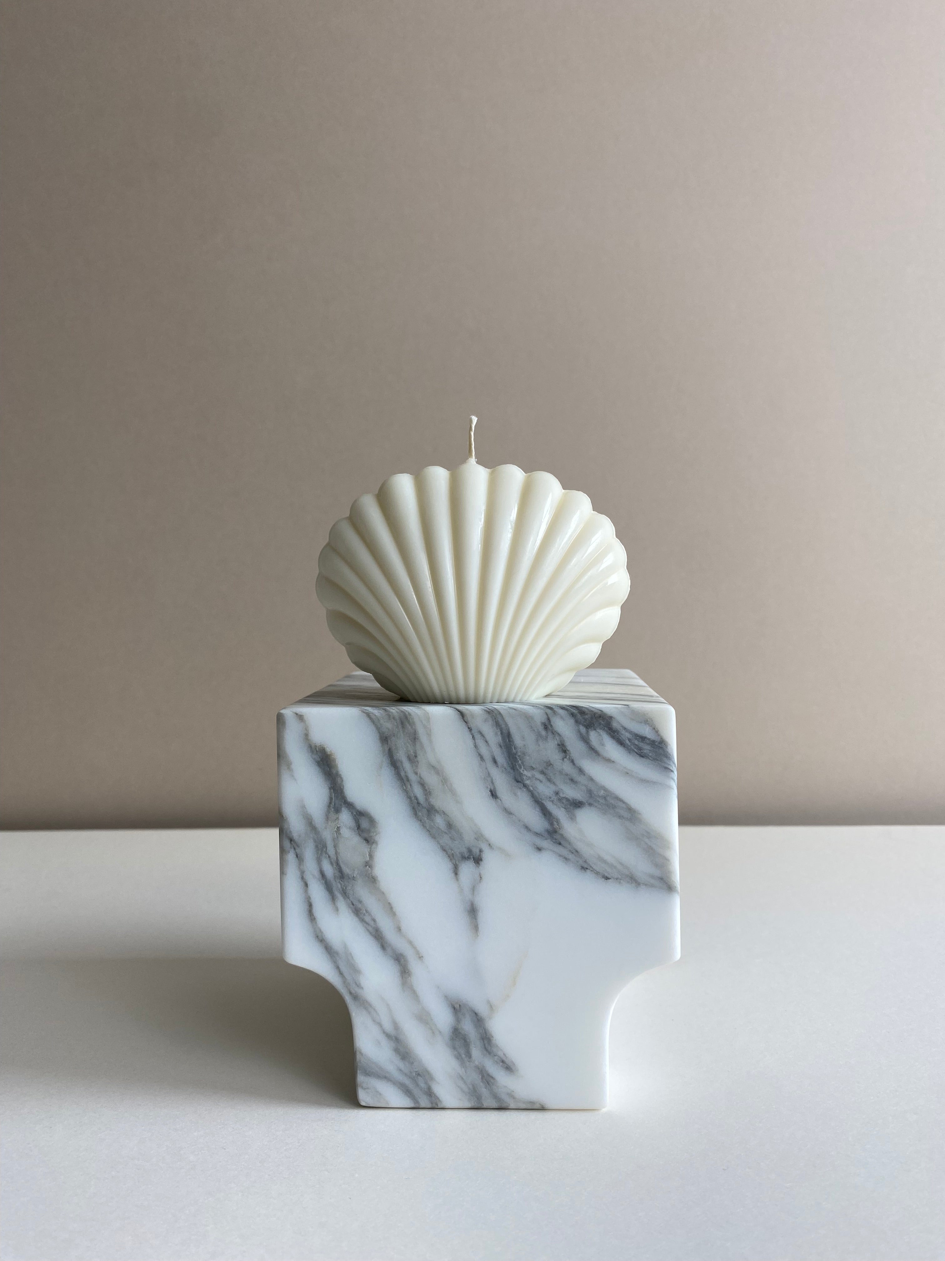 Large Seashell Candle
