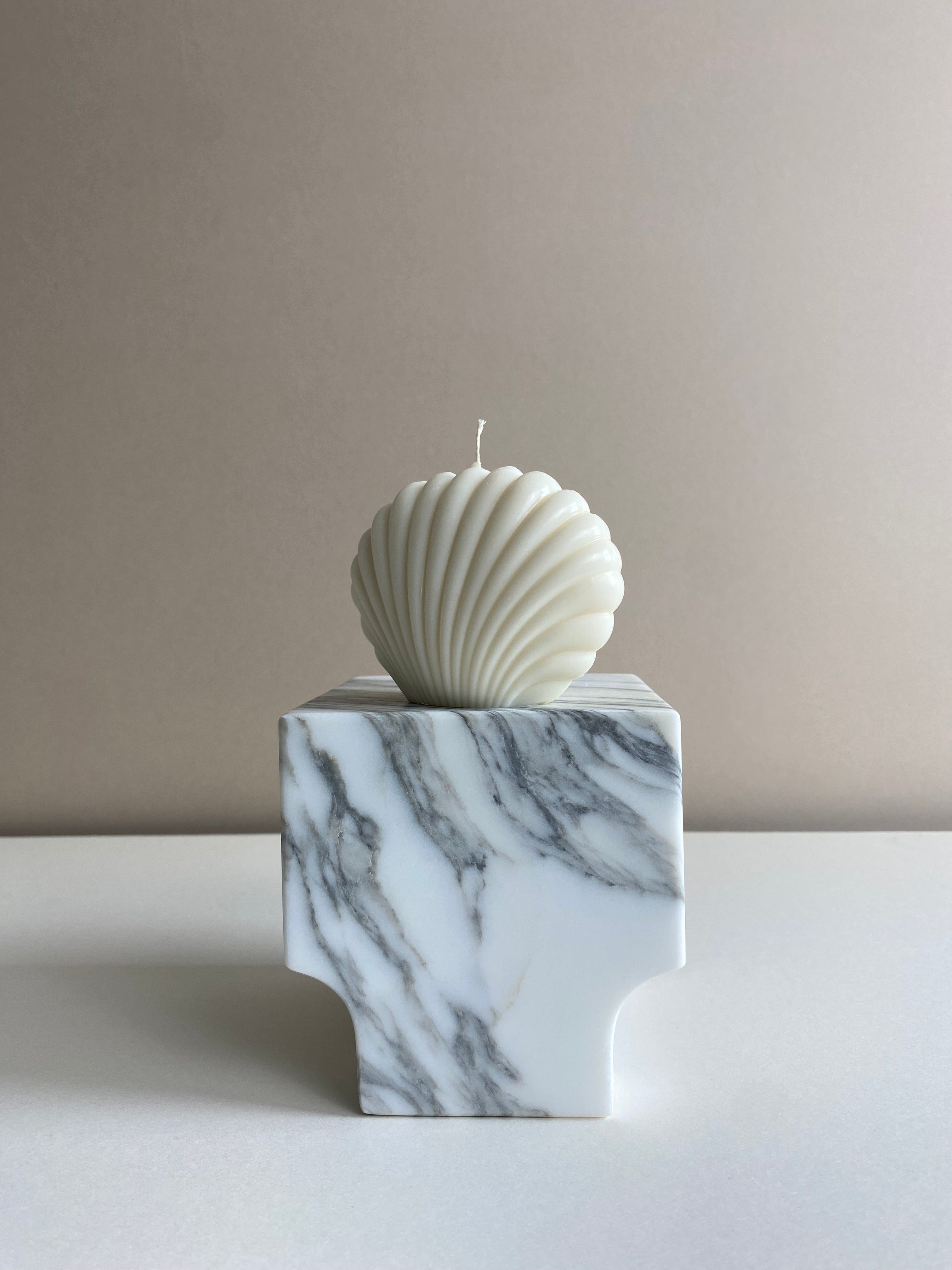 Large Seashell Candle