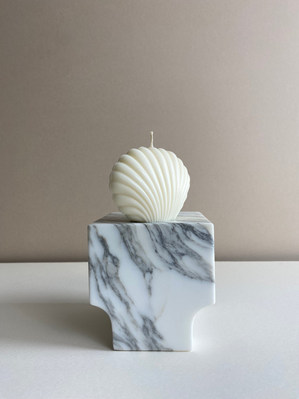 Large Seashell Candle