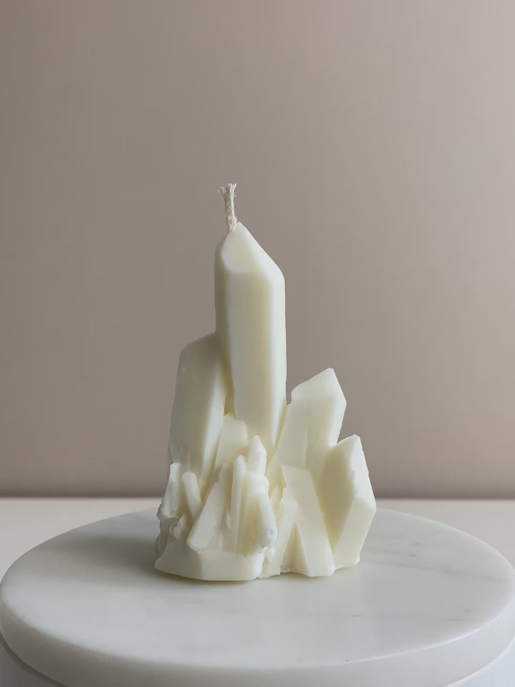 Large Crystal Candle