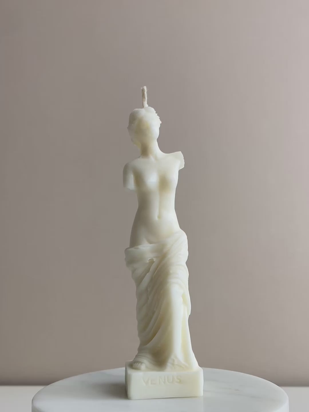 Venus Statue Candle